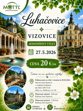 Výlet Luhačovice – Vizovice